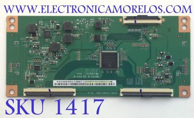 T-CON ORIGINAL PARA TV INSIGNIA / NUMERO DE PARTE STCON495GS501 / CCPD-TC495-008 V4.0 / E88441 / NUMERO DE PANEL TPT500WR-PV5D.Q. / MODELO NS-50F301NA22